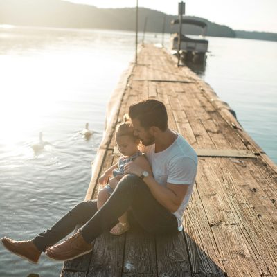 Vater und Kind in der Natur Vater und Kind in der Natur